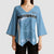 Personalized Botswana Athletics Kimono Sleeve Blouse Go Champions Go - Wonder Print Shop