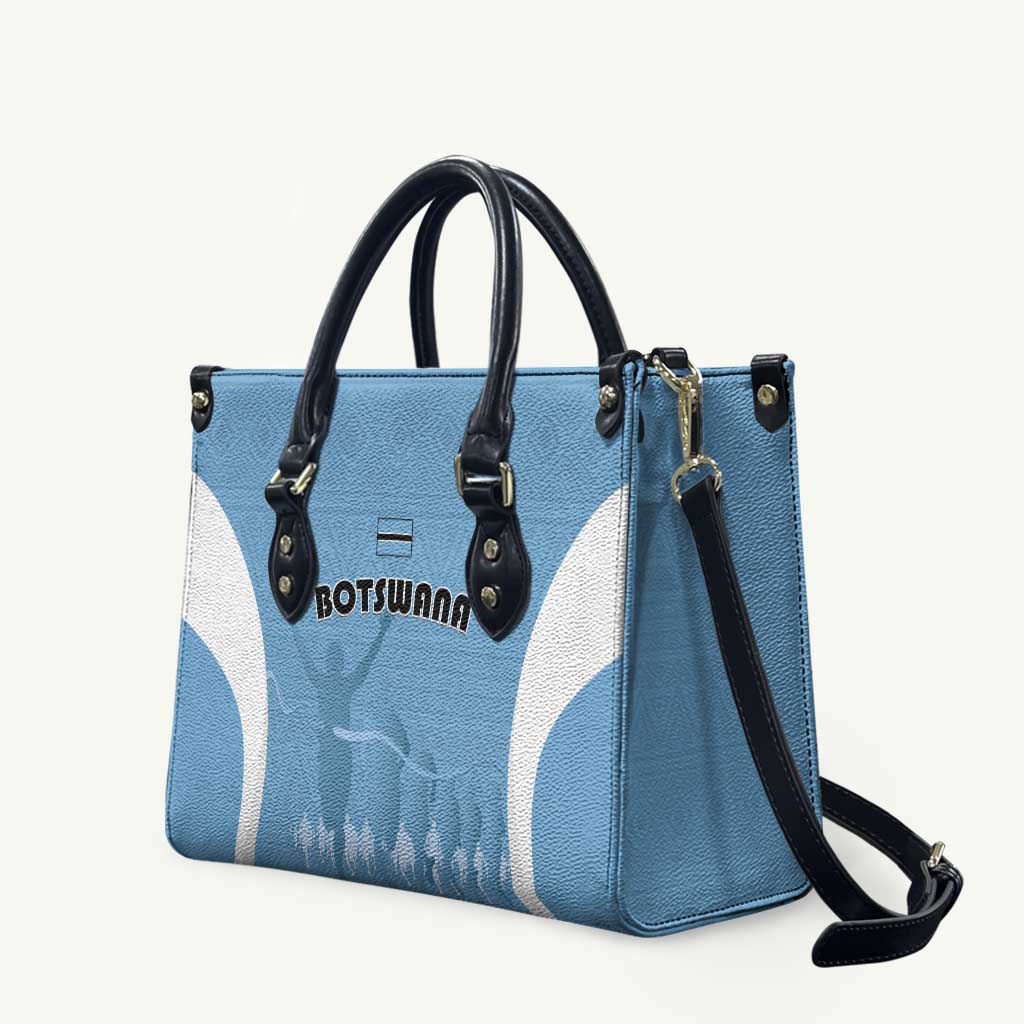 Botswana Athletics Leather Bag Go Champions Go - Wonder Print Shop