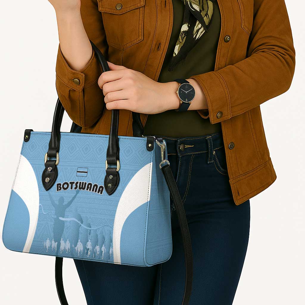 Botswana Athletics Leather Bag Go Champions Go - Wonder Print Shop