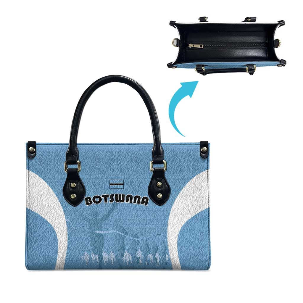 Botswana Athletics Leather Bag Go Champions Go - Wonder Print Shop