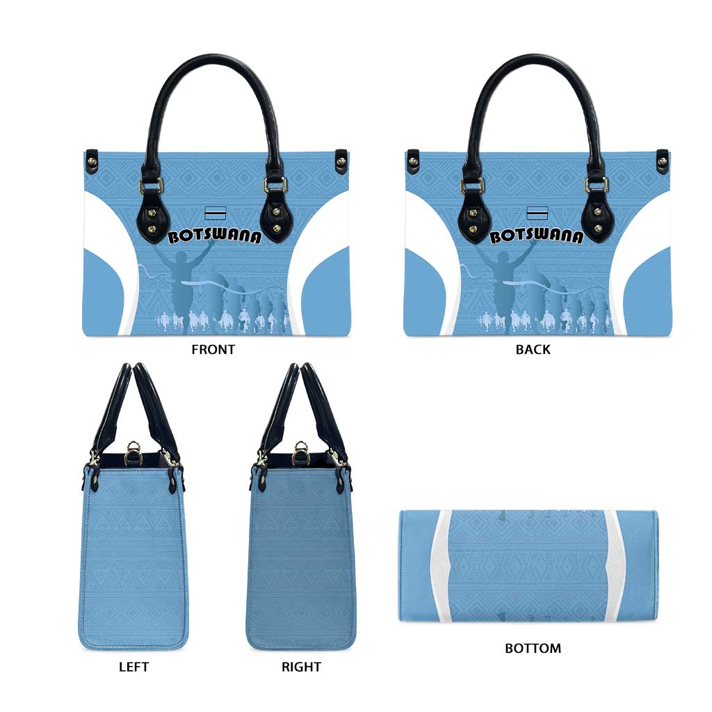 Botswana Athletics Leather Bag Go Champions Go - Wonder Print Shop