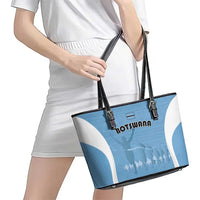Botswana Athletics Leather Tote Bag Go Champions Go - Wonder Print Shop