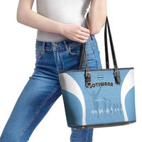 Botswana Athletics Leather Tote Bag Go Champions Go - Wonder Print Shop