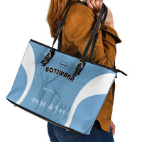 Botswana Athletics Leather Tote Bag Go Champions Go - Wonder Print Shop