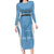 Personalized Botswana Athletics Long Sleeve Bodycon Dress Go Champions Go - Wonder Print Shop