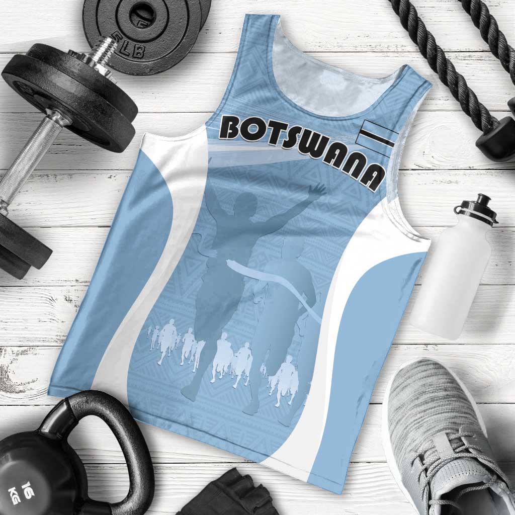 Personalized Botswana Athletics Men Tank Top Go Champions Go - Wonder Print Shop