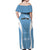 Personalized Botswana Athletics Off Shoulder Maxi Dress Go Champions Go - Wonder Print Shop