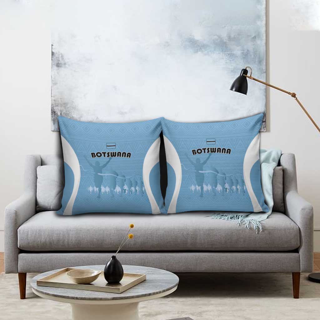 Botswana Athletics Pillow Cover Go Champions Go - Wonder Print Shop