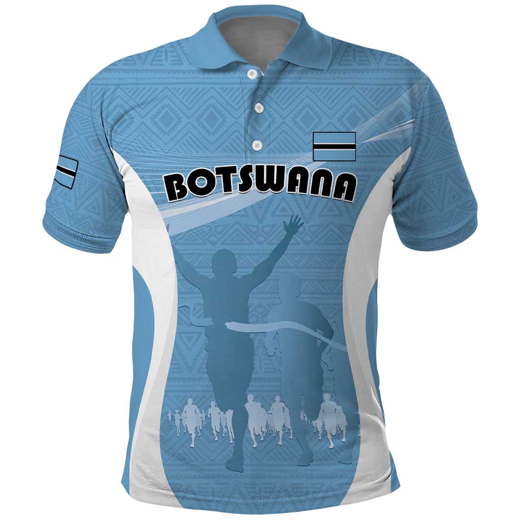 Personalized Botswana Athletics Polo Shirt Go Champions Go - Wonder Print Shop