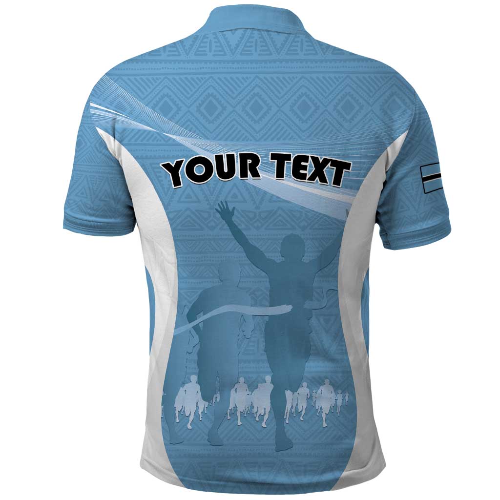 Personalized Botswana Athletics Polo Shirt Go Champions Go - Wonder Print Shop