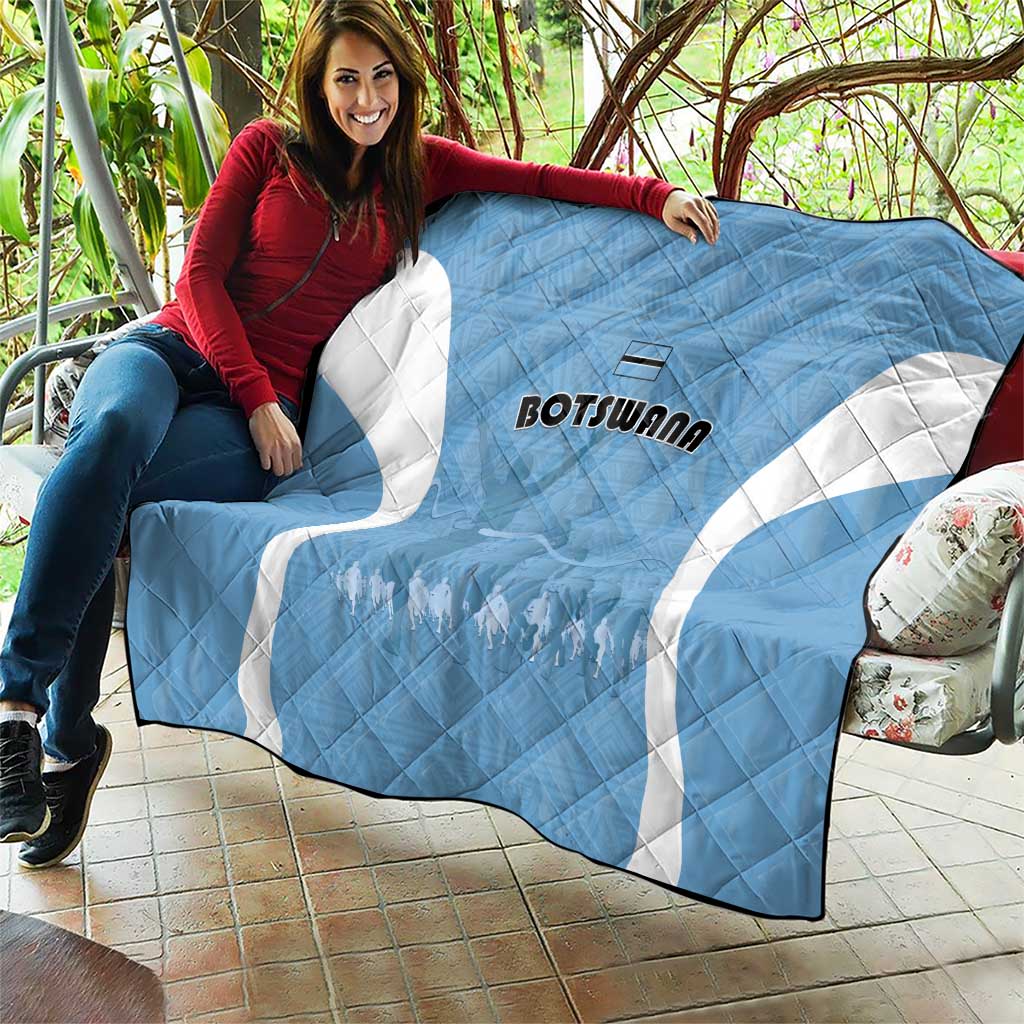 Botswana Athletics Quilt Go Champions Go - Wonder Print Shop