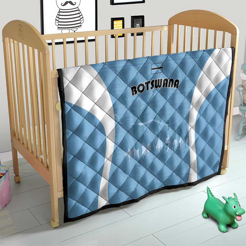 Botswana Athletics Quilt Go Champions Go - Wonder Print Shop