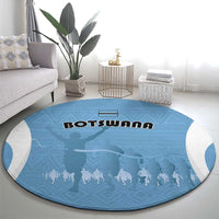 Botswana Athletics Round Carpet Go Champions Go - Wonder Print Shop