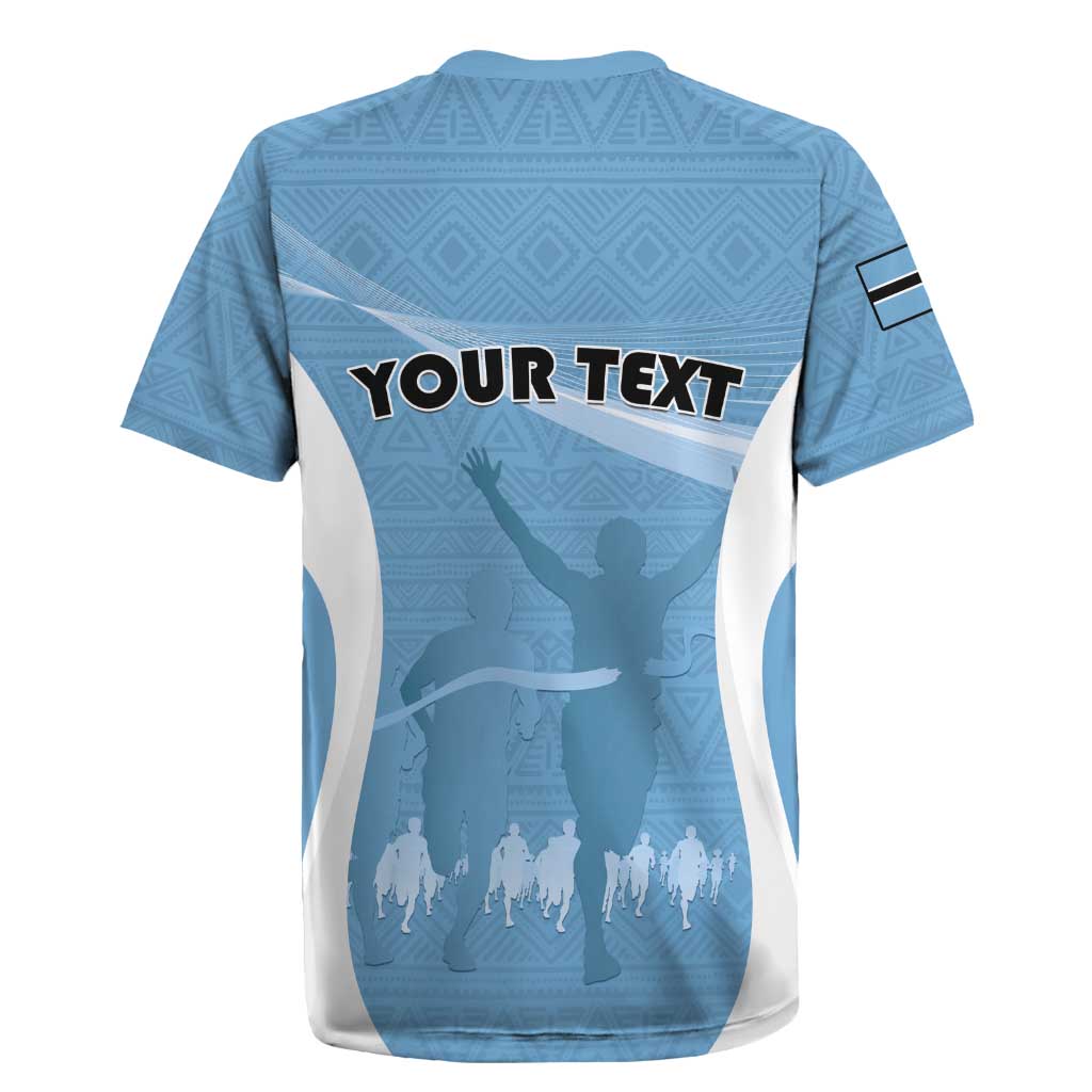 Personalized Botswana Athletics Rugby Jersey Go Champions Go - Wonder Print Shop