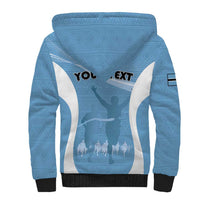 Personalized Botswana Athletics Sherpa Hoodie Go Champions Go - Wonder Print Shop