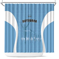 Botswana Athletics Shower Curtain Go Champions Go - Wonder Print Shop