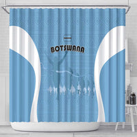 Botswana Athletics Shower Curtain Go Champions Go - Wonder Print Shop
