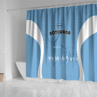 Botswana Athletics Shower Curtain Go Champions Go - Wonder Print Shop