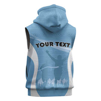 Personalized Botswana Athletics Sleeveless Hoodie Go Champions Go - Wonder Print Shop