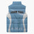 Personalized Botswana Athletics Sleeveless Puffer Jacket Go Champions Go - Wonder Print Shop