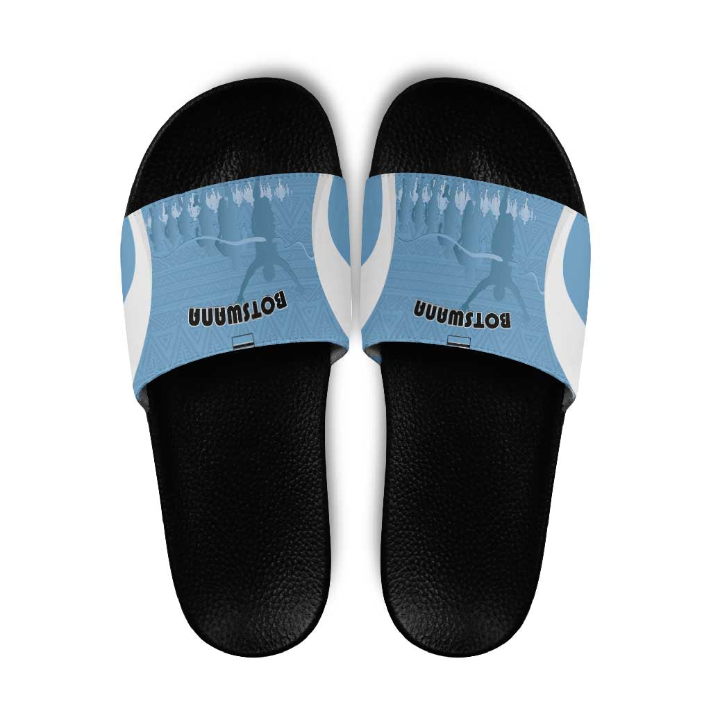 Botswana Athletics Slide Sandals Go Champions Go - Wonder Print Shop
