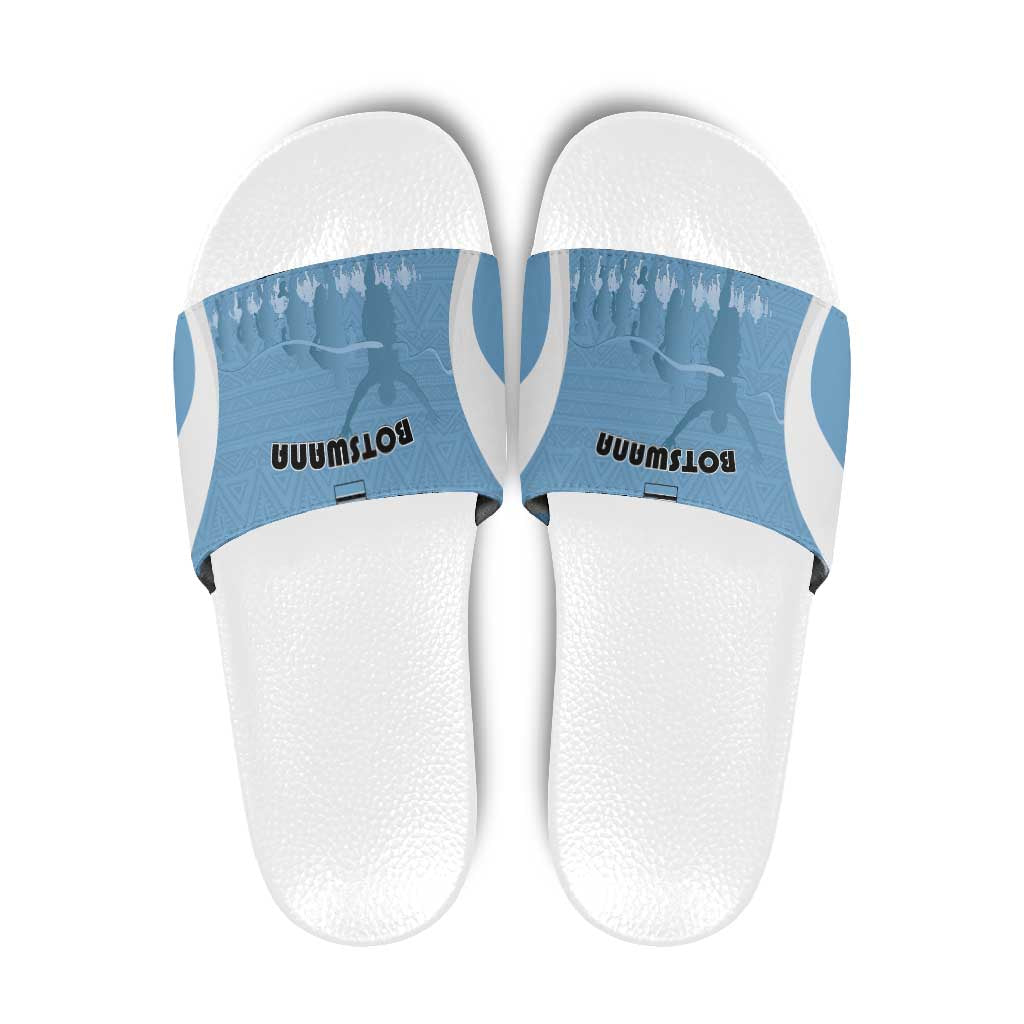 Botswana Athletics Slide Sandals Go Champions Go - Wonder Print Shop