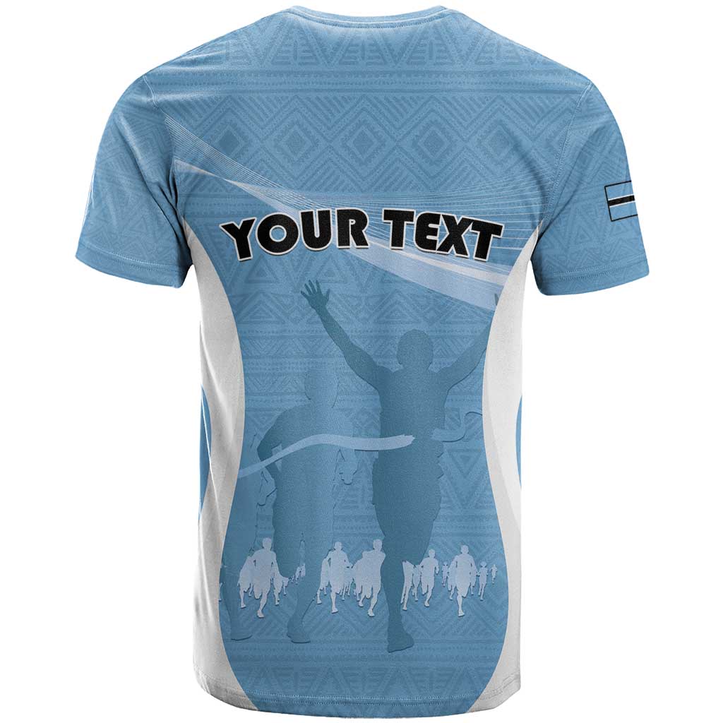 Personalized Botswana Athletics T Shirt Go Champions Go - Wonder Print Shop
