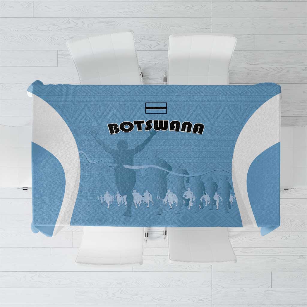 Botswana Athletics Tablecloth Go Champions Go - Wonder Print Shop