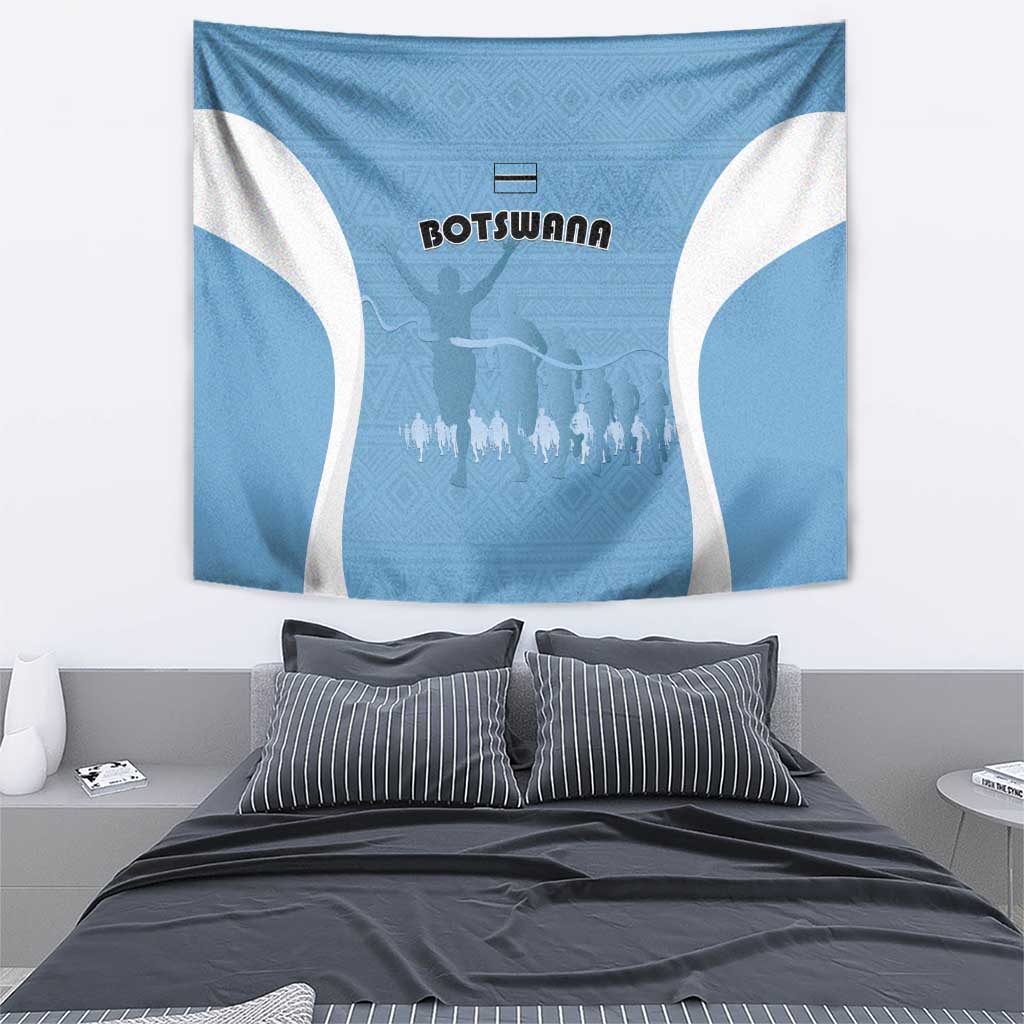 Botswana Athletics Tapestry Go Champions Go - Wonder Print Shop