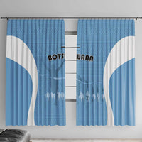 Botswana Athletics Window Curtain Go Champions Go - Wonder Print Shop