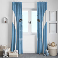 Botswana Athletics Window Curtain Go Champions Go - Wonder Print Shop