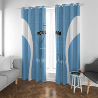 Botswana Athletics Window Curtain Go Champions Go - Wonder Print Shop
