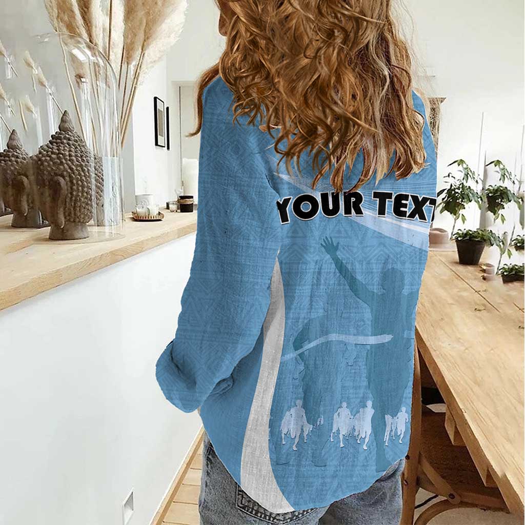 Personalized Botswana Athletics Women Casual Shirt Go Champions Go - Wonder Print Shop