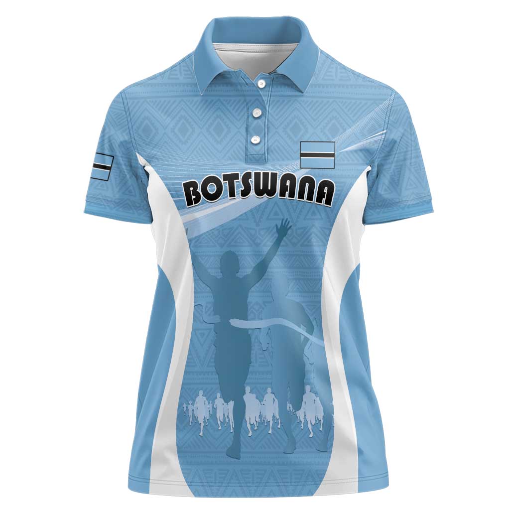 Personalized Botswana Athletics Women Polo Shirt Go Champions Go - Wonder Print Shop