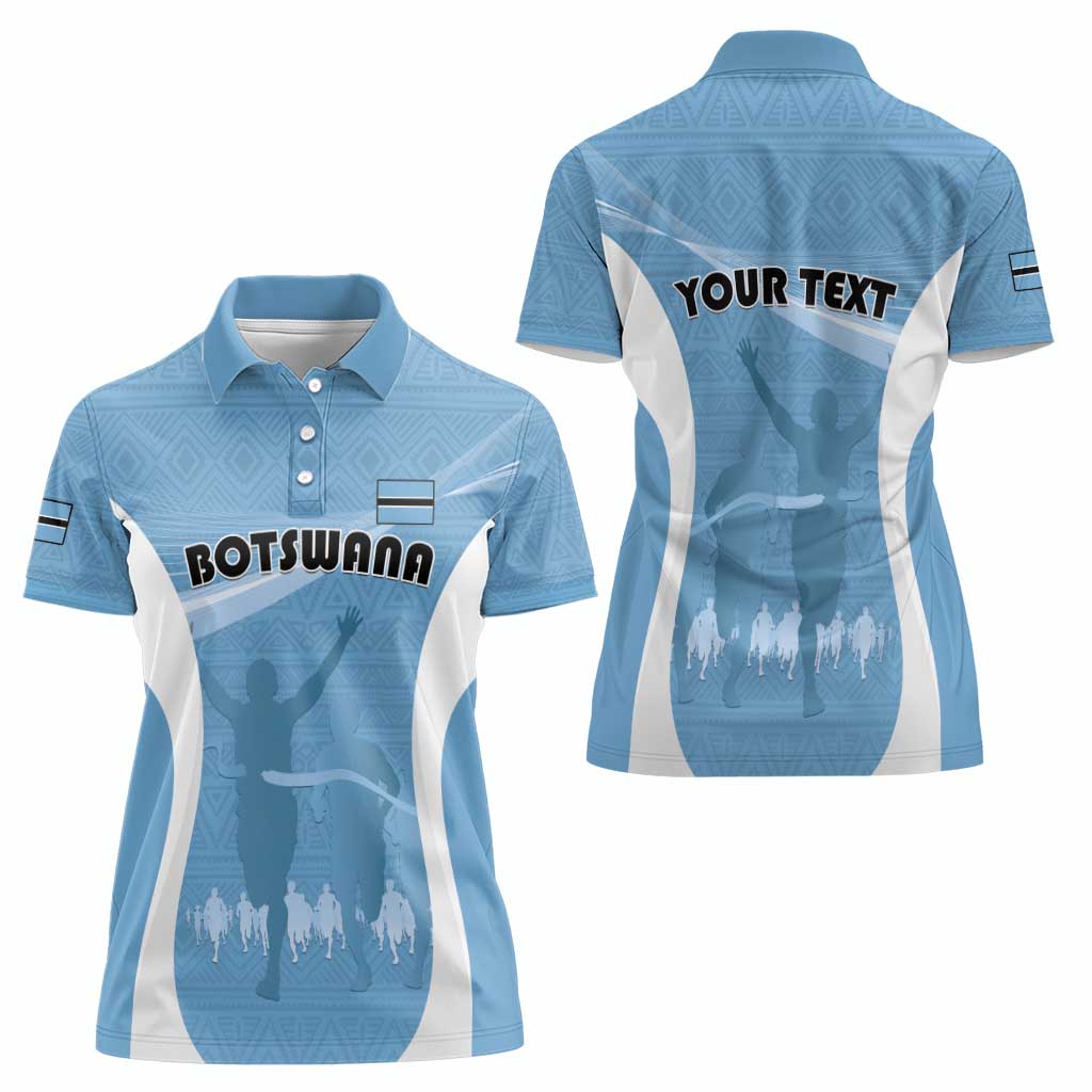 Personalized Botswana Athletics Women Polo Shirt Go Champions Go - Wonder Print Shop