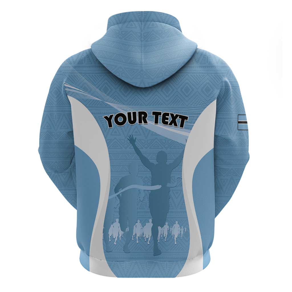 Personalized Botswana Athletics Zip Hoodie Go Champions Go - Wonder Print Shop