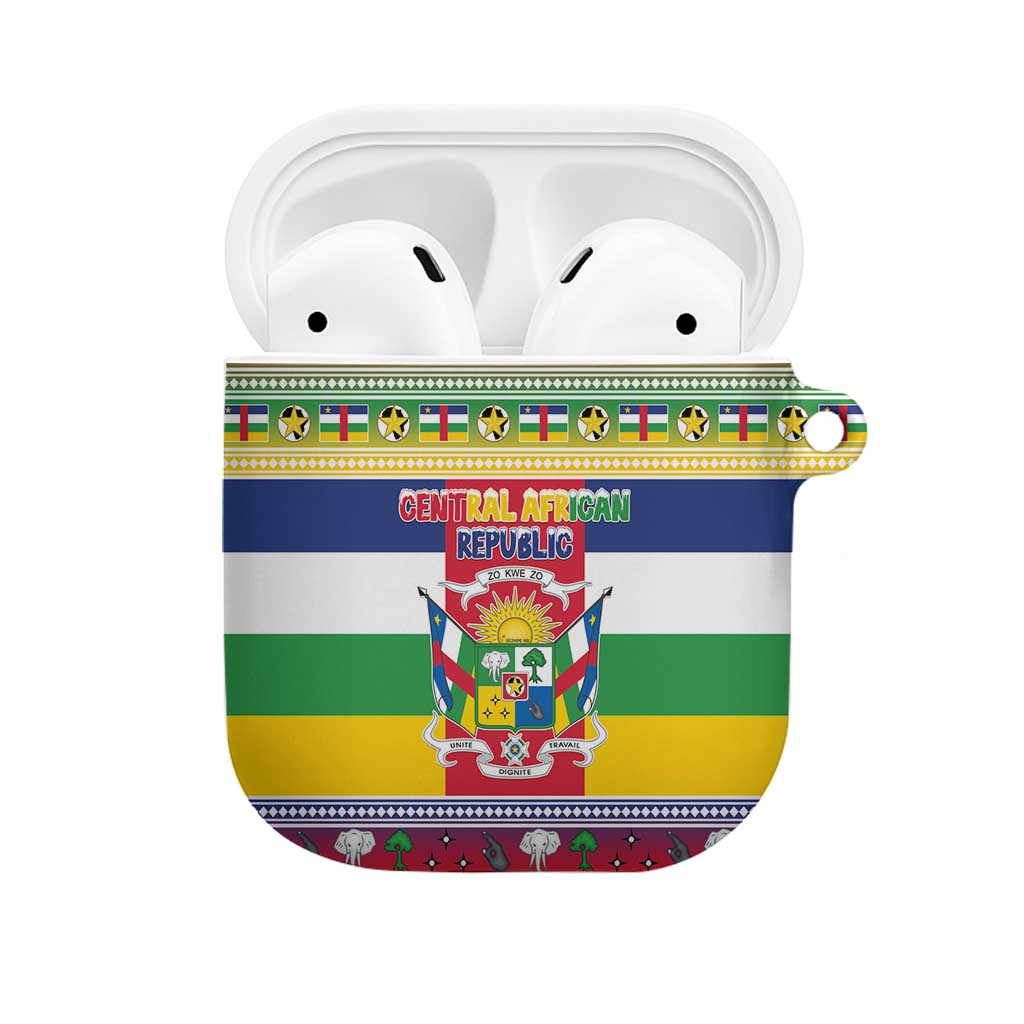 Central African Republic Christmas AirPods Case Joyeux Noel - Wonder Print Shop