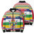Central African Republic Christmas Bomber Puffer Jacket Joyeux Noel - Wonder Print Shop