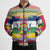 Central African Republic Christmas Bomber Puffer Jacket Joyeux Noel - Wonder Print Shop