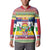 Central African Republic Christmas Button Sweatshirt Joyeux Noel - Wonder Print Shop