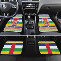 Central African Republic Christmas Car Mats Joyeux Noel - Wonder Print Shop