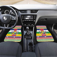 Central African Republic Christmas Car Mats Joyeux Noel - Wonder Print Shop