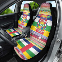 Central African Republic Christmas Car Seat Cover Joyeux Noel - Wonder Print Shop