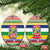 Central African Republic Christmas Ceramic Ornament Joyeux Noel - Wonder Print Shop