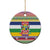 Central African Republic Christmas Ceramic Ornament Joyeux Noel - Wonder Print Shop
