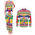 Central African Republic Christmas Couples Matching Tank Maxi Dress and Long Sleeve Button Shirt Joyeux Noel - Wonder Print Shop