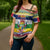 Central African Republic Christmas Cross Shoulder Shirt Joyeux Noel - Wonder Print Shop