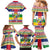Central African Republic Christmas Family Matching Mermaid Dress and Hawaiian Shirt Joyeux Noel - Wonder Print Shop