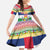 Central African Republic Christmas Family Matching Off The Shoulder Long Sleeve Dress and Hawaiian Shirt Joyeux Noel - Wonder Print Shop