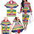 Central African Republic Christmas Family Matching Off The Shoulder Long Sleeve Dress and Hawaiian Shirt Joyeux Noel - Wonder Print Shop
